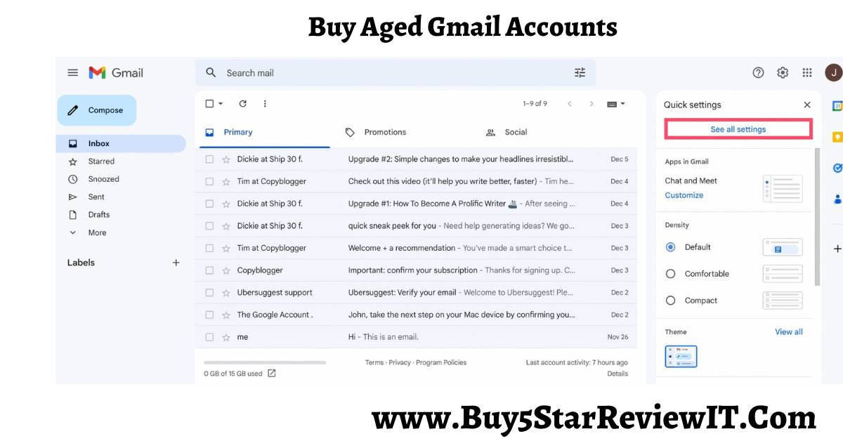 Buy Aged Gmail Accounts - Old, PVA Verified, Bulk Accounts