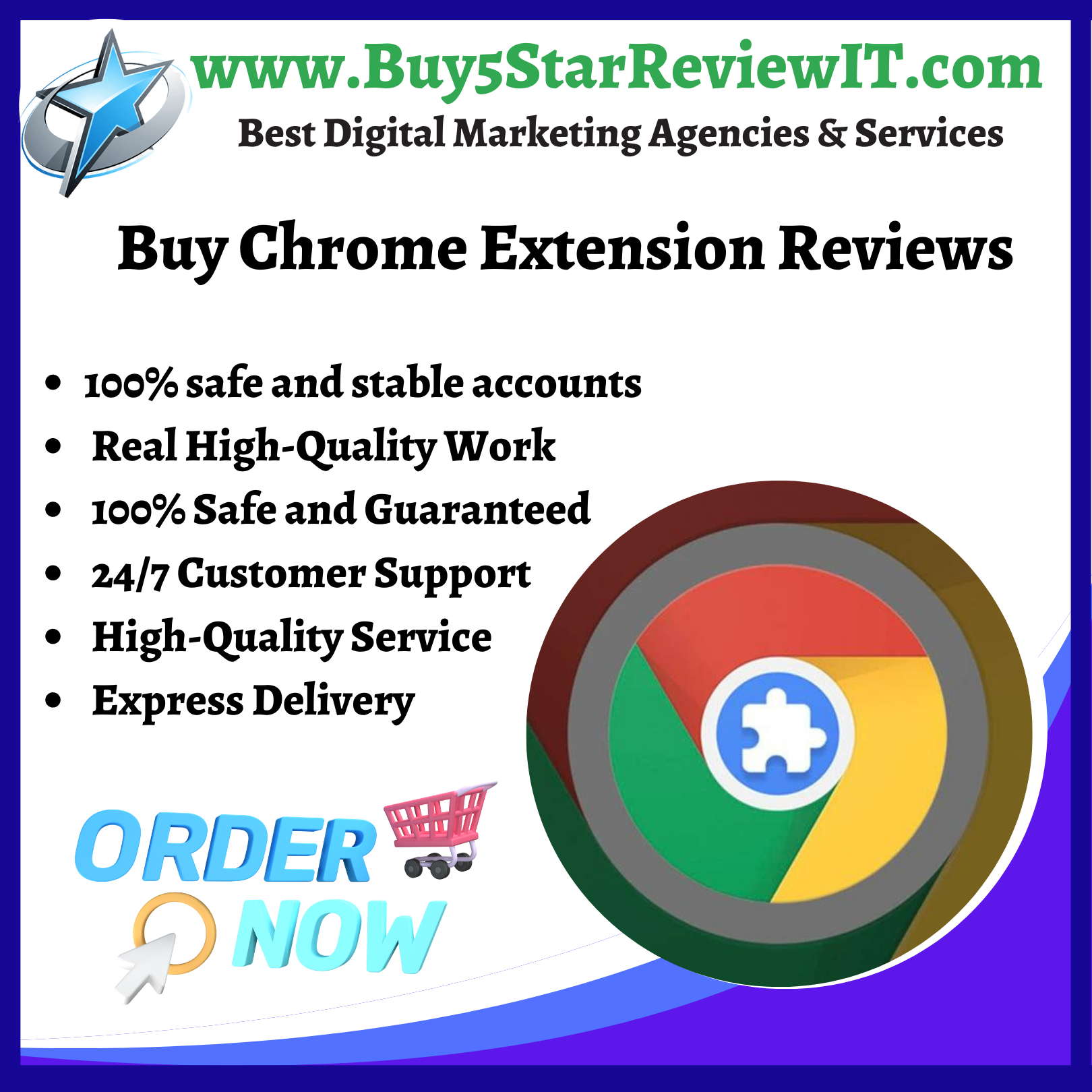 Buy Chrome Extension Reviews - Buy 5 Star Review IT