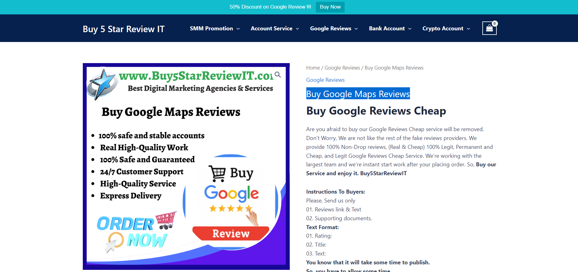 Buy Google Maps Reviews & buy5starreviewit