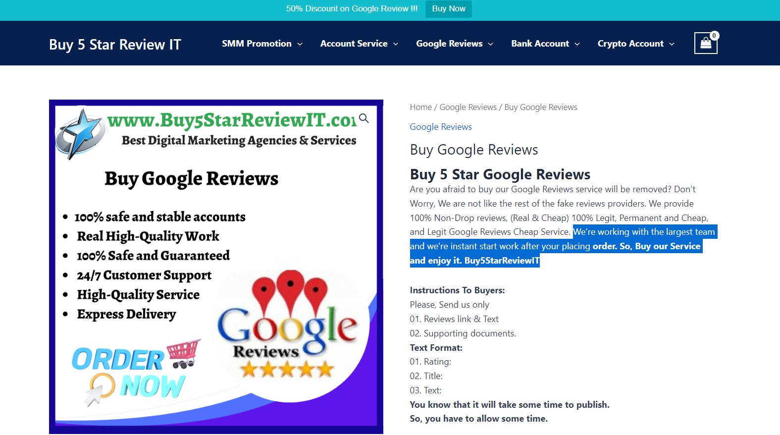 Buy Google Reviews - Google My Business Reviews Cheap