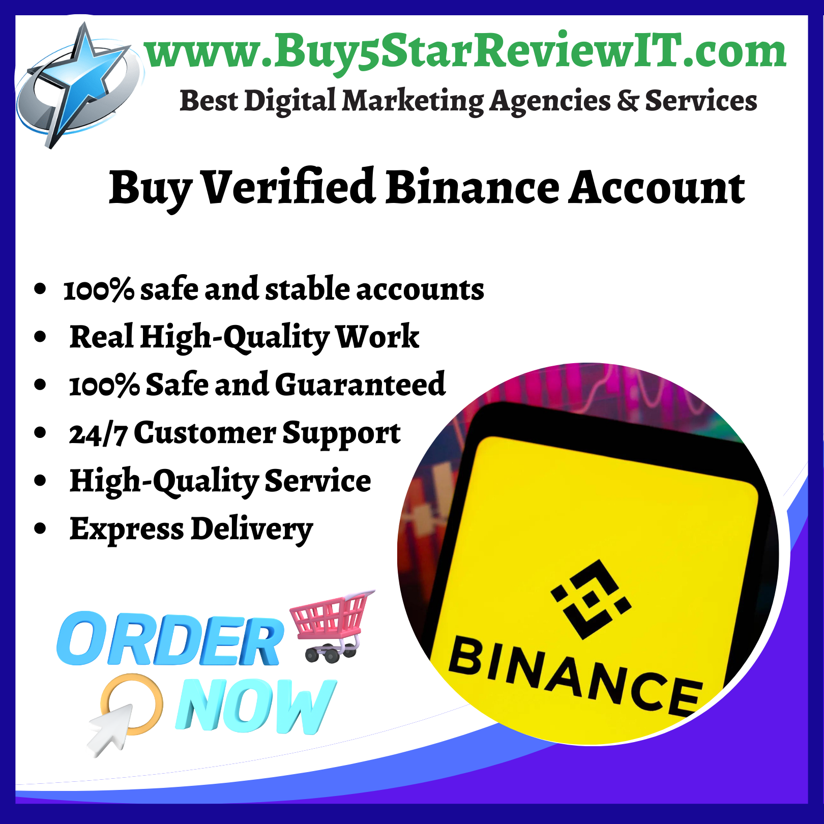 Buy Verified Binance Accounts - 100% Documents Safe & Selfie Verified