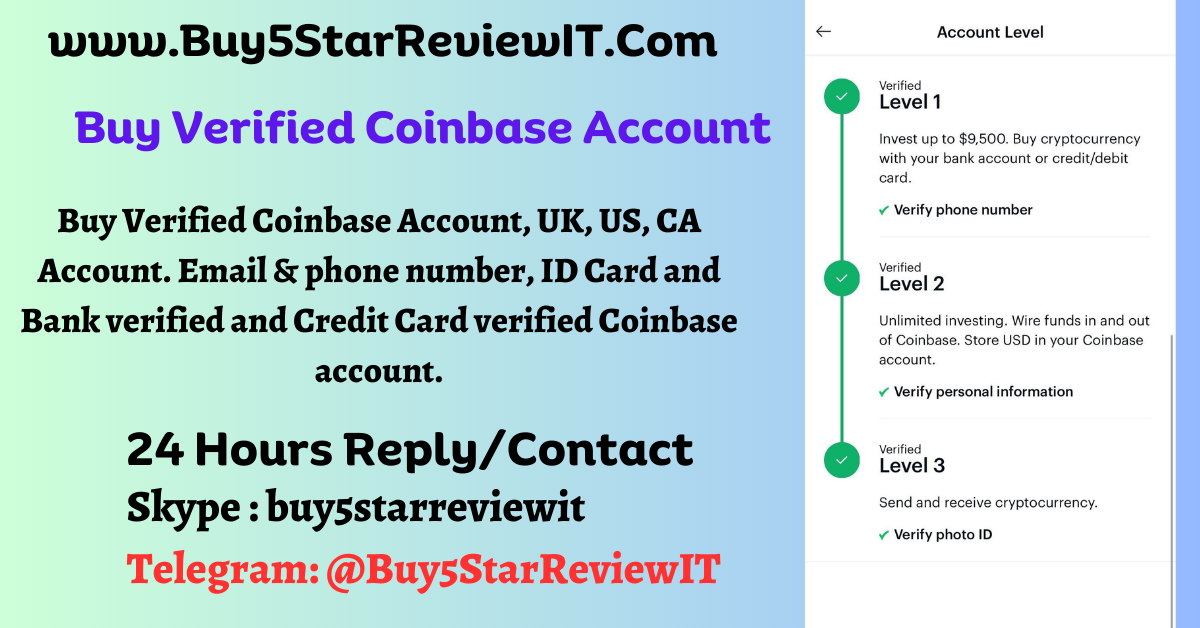 Buy Verified Coinbase Account - 100% Safe & Fully Verified