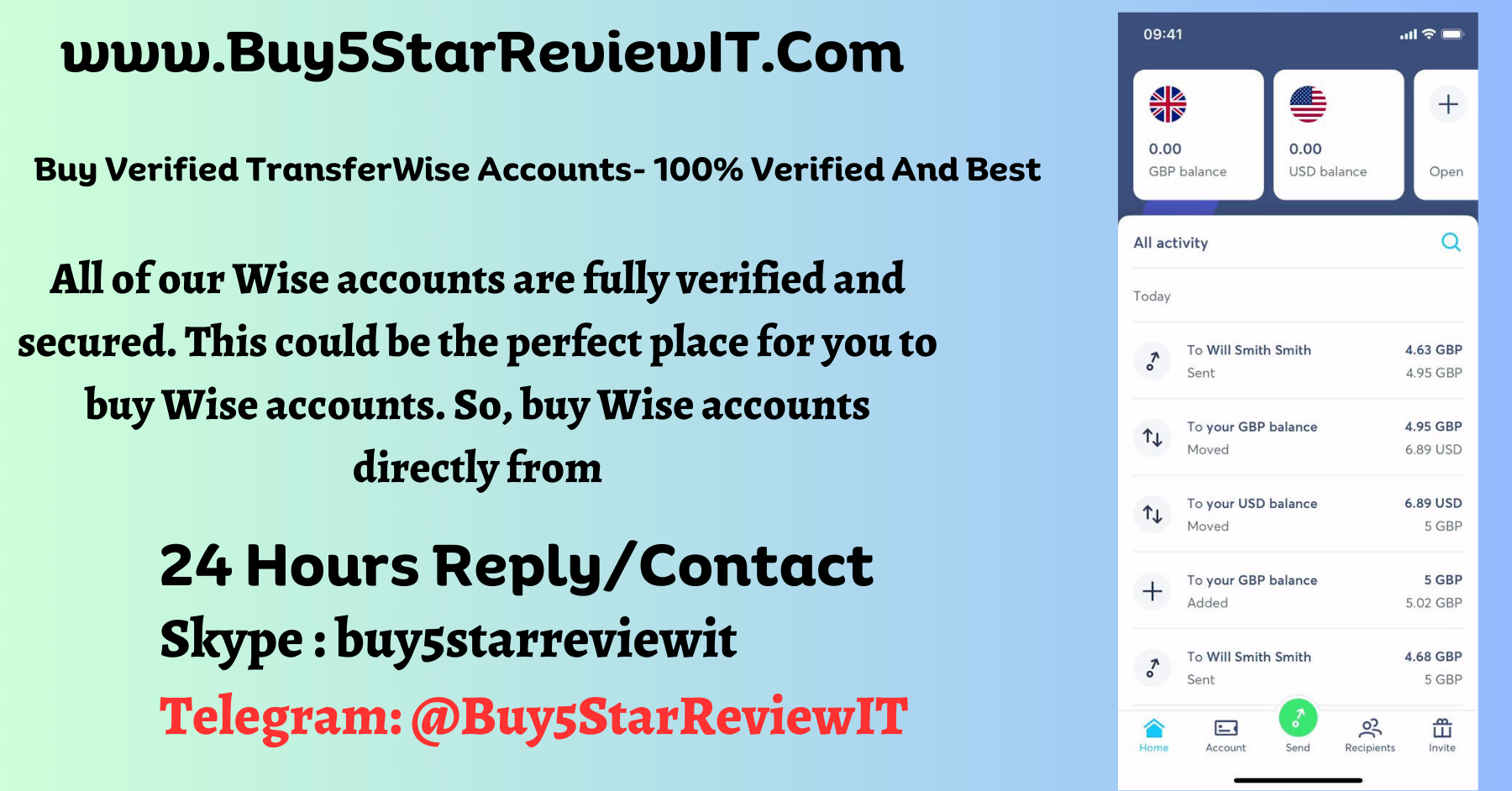 Buy Verified Wise Accounts - 100% Verified And Best